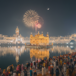 Golden Temple Amritsar during Guru Nanak Jayanti celebrations.