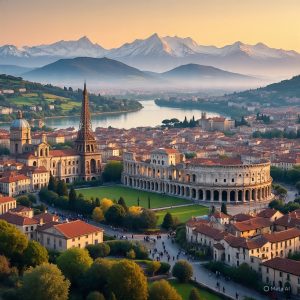 Affordable international holiday packages in Europe featuring historic cities and scenic landscapes.
