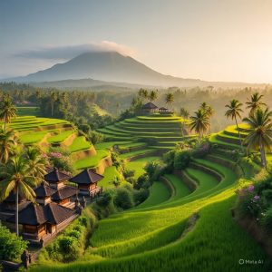 Affordable international holiday package in Bali with rice terraces, beaches, and cultural temples.