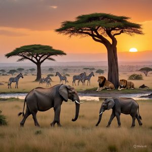 Affordable international holiday package to Kenya with safari wildlife adventures.