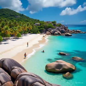  Exotic island vacation in Seychelles with white sand beaches and granite rocks