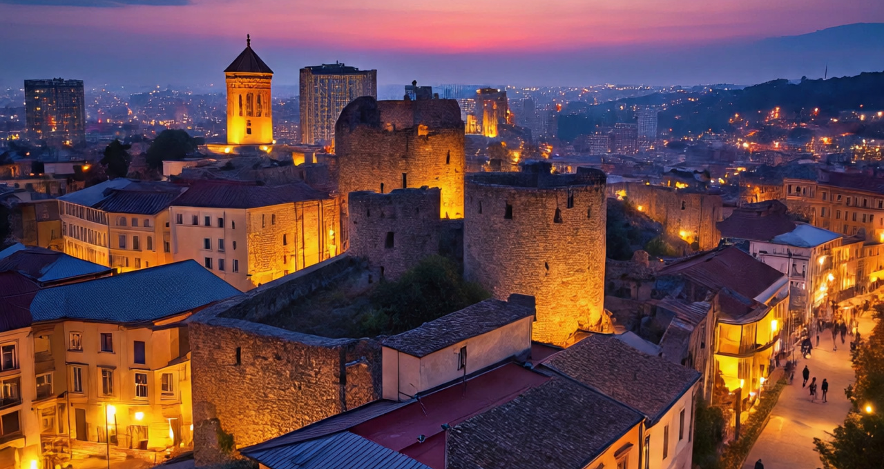Hidden gems in Georgia Tbilisi Old Town skyline