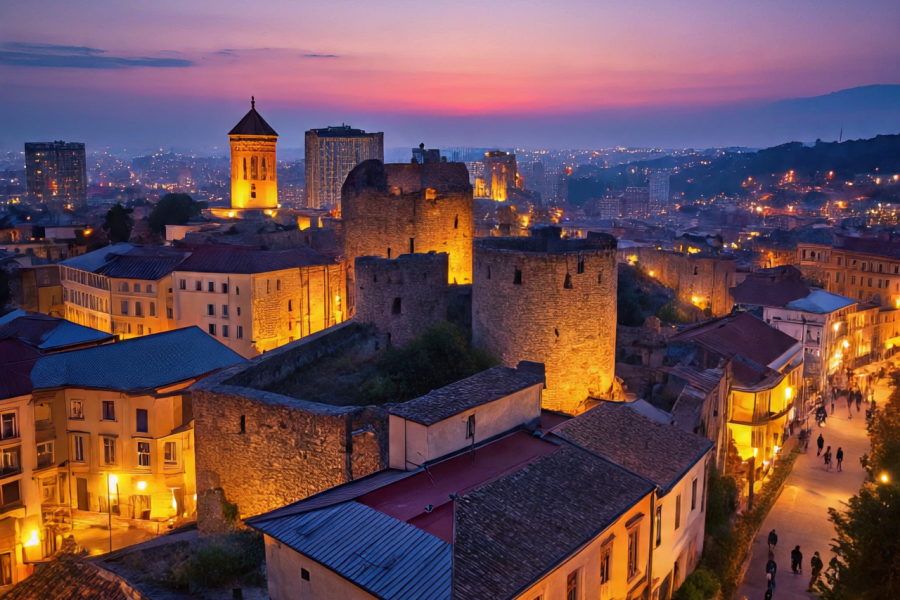 Hidden gems in Georgia Tbilisi Old Town skyline