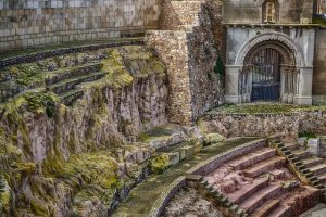 Plovdiv Roman Theater Snow