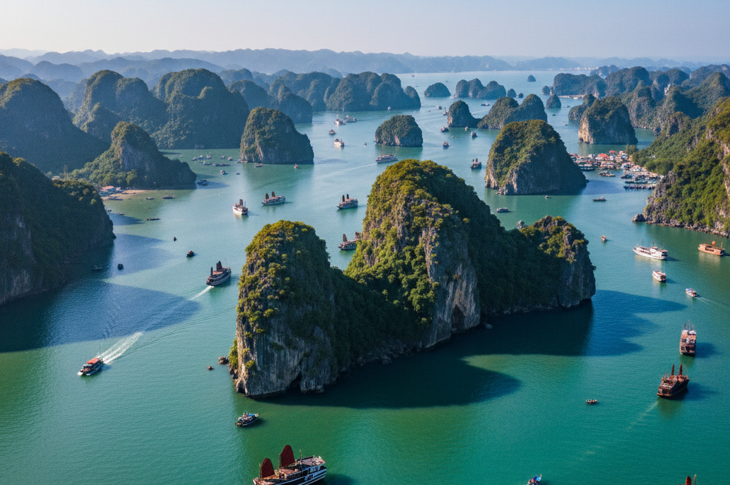 Things to do in Vietnam during the best season Ha Long Bay.