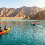 kayaking at hatta dam is one of the best activities in dubai