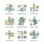 2026 travel personalities illustrated