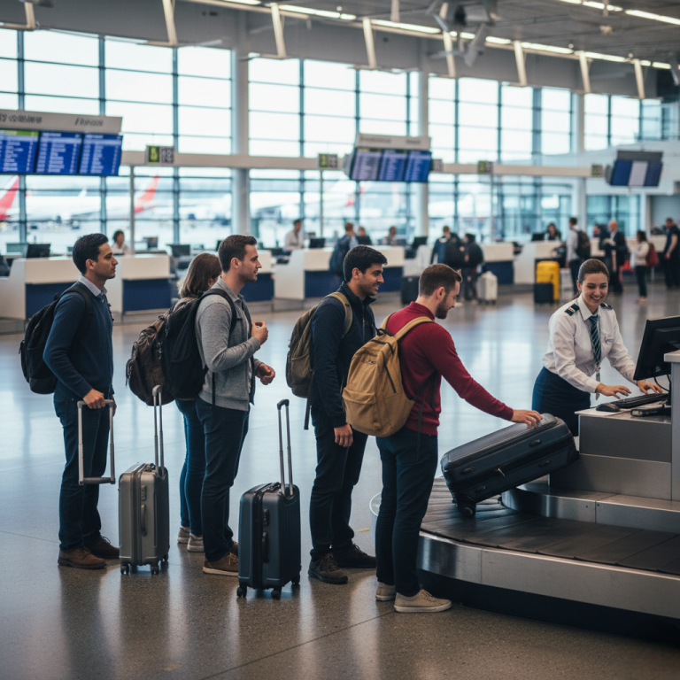 Airport timing check-in process 2026