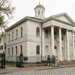 Historic synagogue visited during Jewish travel.