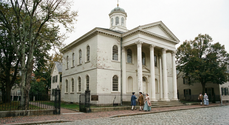 Historic synagogue visited during Jewish travel.