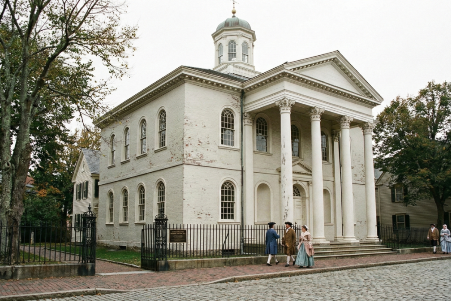 Historic synagogue visited during Jewish travel.