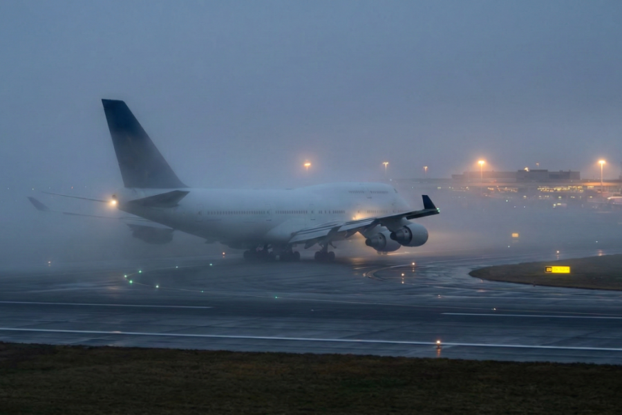 IndiGo flights often face delays and cancellations due to heavy fog.