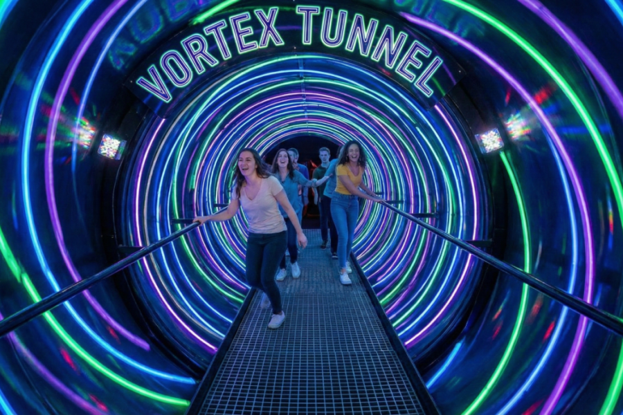 vurtex tunnel in museum of future