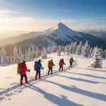 Snowy Kedarkantha trek trail ideal for beginners in winter.