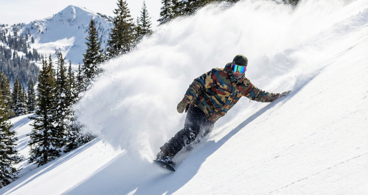 skiing and snowboarding